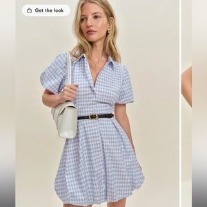 Reformation Mazie Dress Blue - Size 6